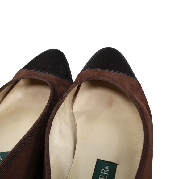 Naturalizer Shoes Womens 7 Loafer Flats Fashion Classic Career Cap Toe Leather - Picture 10 of 16